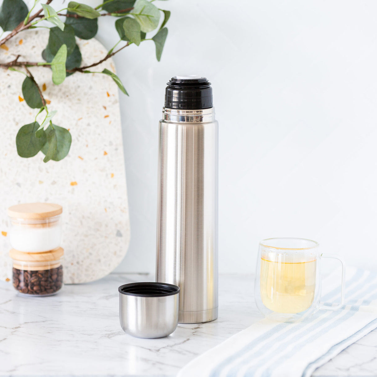 1L Stainless Steel Vacuum Flask Insulated Drink Container