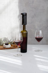 Instant Wine Aerator & Dispenser with Adjustable Bottle Fit - Front View