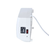 Wall-Mounted Heater & Fan with Remote Control - 45-Degree Angle