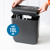Home & Office Shredder, 5 x A4 At Once, Auto Start/Stop Function - Top-Down View