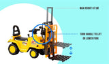 Kids Manual Forklift Ride-On with Working Mast Lift and Pallet - Extra Image