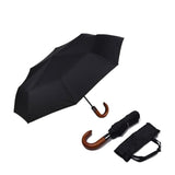 WOODEN HANDLE UMBRELLA - Front View