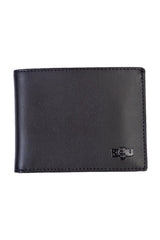 BELT AND WALLET & CARD HOLDER BLACK SET - Side View