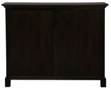 Tasmania Half Size Bookcase - Large (Chocolate) - Front View