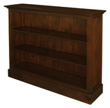 Tasmania Half Size Bookcase - Large (Mahogany) - Side View