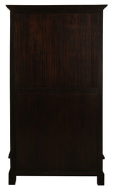 Tasmania 2 Drawer Bookcase (Chocolate) - Top-Down View