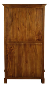 Tasmania 2 Drawer Bookcase (Light Pecan) - Front View