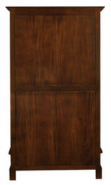 Tasmania 2 Drawer Bookcase (Mahogany) - Side View