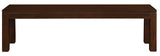 Tilda Solid Mahogany Timber Bench (Mahogany)