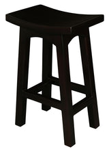 Tokyo Timber Kitchen Counter Stool (Chocolate) - Front View