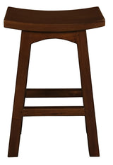 Tokyo Timber Kitchen Counter Stool (Mahogany) - Front View