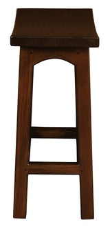 Tokyo Timber Kitchen Counter Stool (Mahogany) - Side View