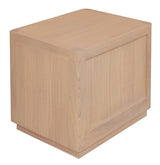 Gatsby 2-Drawer Bedside Table (Natural) - Top-Down View
