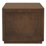 Gatsby 2-Drawer Bedside Table (Walnut) - Top-Down View