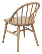 Vera Solid Oak Dining Chair - Set of 2 (Natural) - Side View