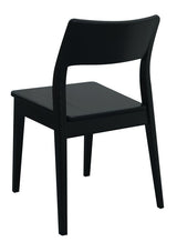 Providence Solid Oak Dining Chair - Set of 2 (Black) - Top-Down View