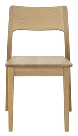 Providence Solid Oak Dining Chair - Set of 2 (Natural) - Side View