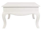 French Provincial 2 Drawer Coffee Table - White, image 4