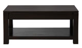 Amsterdam 2 Drawer Coffee Table - Chocolate
