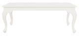 Queen Anne Coffee Table 120 x 70 cm - White