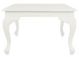 Queen Anne Coffee Table 120 x 70 cm - White