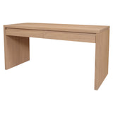 Apollo 2 Drawer Writing Desk (Natural) - Side View