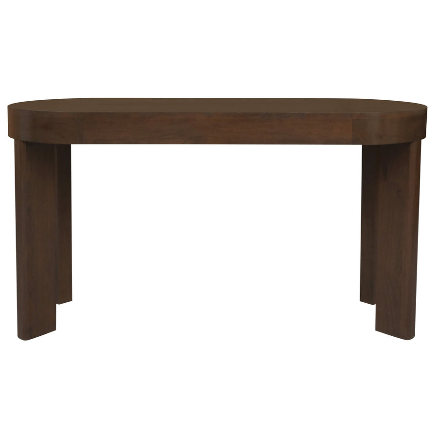 Brentwood 2 Drawer Oval Desk (Walnut)