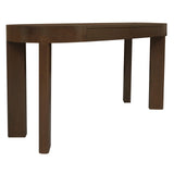 Brentwood 2 Drawer Oval Desk (Walnut) - Side View