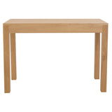Amsterdam 2 Drawer Solid Mindi Wood Sofa Table (Natural) - Top-Down View