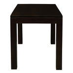 Amsterdam Solid Mahogany Timber Dining Table 120 x 70 cm (Chocolate)