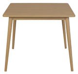 Nobu Oak Dining Table 90 x 90cm (Natural) - Front View