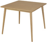 Nobu Oak Dining Table 90 x 90cm (Natural) - Side View