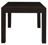Amsterdam Solid Mahogany Timber Dining Table 90 x 90 cm (Chocolate)