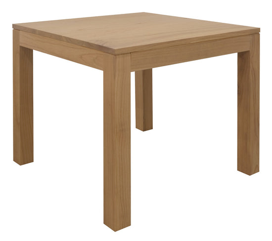Amsterdam Solid Mindi Timber Dining Table 90 x 90 cm (Natural)