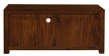 Amsterdam 2 Drawer Entertainment Unit (Mahogany) - 45-Degree Angle