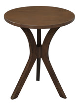 Gatsby Round Side Table - Large (Natural) - Top-Down View