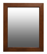 Ascott Solid Timber Frame Wall Mirror - Mahogany