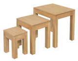 Amsterdam Nest of Table (Natural) - Front View