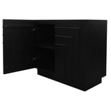 Apollo 2 Drawer Buffet (Black) - Side View