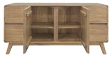 Providence 2 Door 4 Drawer Sideboard (Natural) - Front View