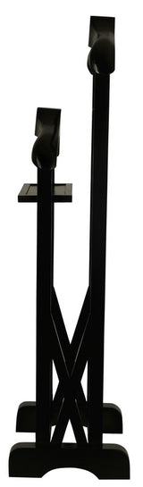 Ezra Double Vallet (Black) - Side View
