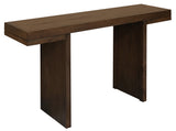 Brentwood Console Table (Walnut) - Front View