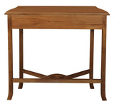 Jepara Carved Sofa Table (Light Pecan) - Side View