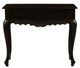 Jepara 1 Drawer Carved Sofa/Hall Table (Chocolate)