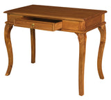 Queen Ann 1 Drawer Sofa Table (Light Pecan) - Front View