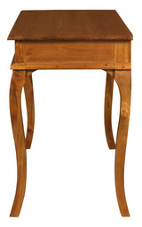 Queen Ann 1 Drawer Sofa Table (Light Pecan) - Top-Down View