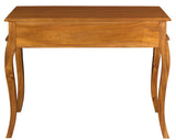 Queen Ann 1 Drawer Sofa Table (Light Pecan) - 45-Degree Angle