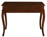 Queen Ann 1 Drawer Sofa Table (Mahogany) - 45-Degree Angle
