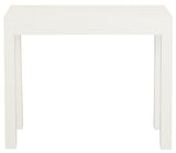Amsterdam 1 Drawer Sofa Table (White) - Top-Down View