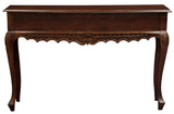 Seine 2 Drawer Carved Sofa Table (Mahogany)
